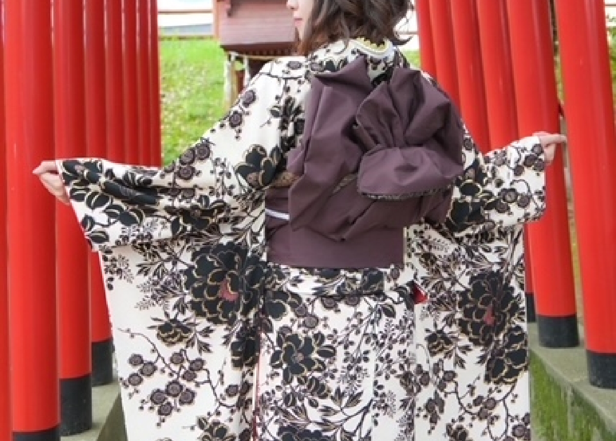 人とは違う素敵な着物で晴れ舞台に